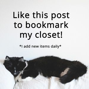 Other - Artie says Like this post to bookmark my closet! Other - Artie says Like this post to bookmark my closet!